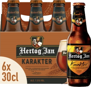 Hertog Jan Karakter set van 6 flesjes á 0,30 liter Hertog Jan Karakter set van 6 flesjes á 0,30 liter